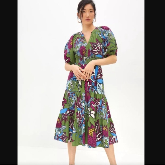 Anthropologie Conditions Apply Midi Dress - Picture 12 of 13